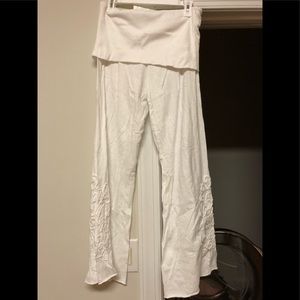 Prana Yoga Pants with detailed cuffs - Small